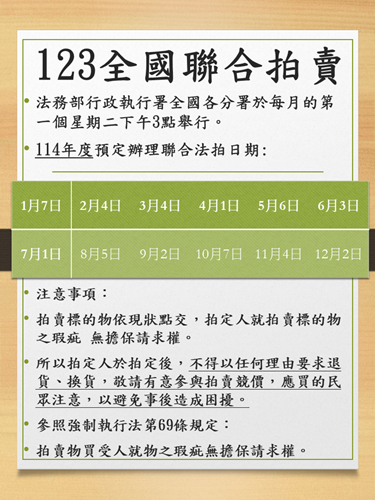 123聯合拍賣