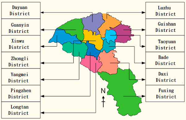 Taoyuan Branch Area of Jurisdiction picture