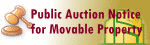 Public Auction Notice for Movable Property
